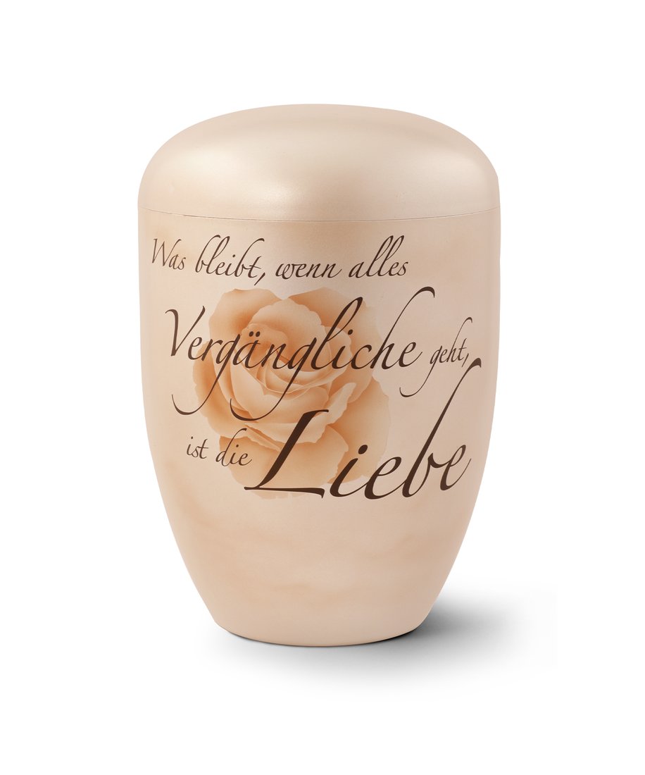 Urne Was bleibt, ist die Liebe