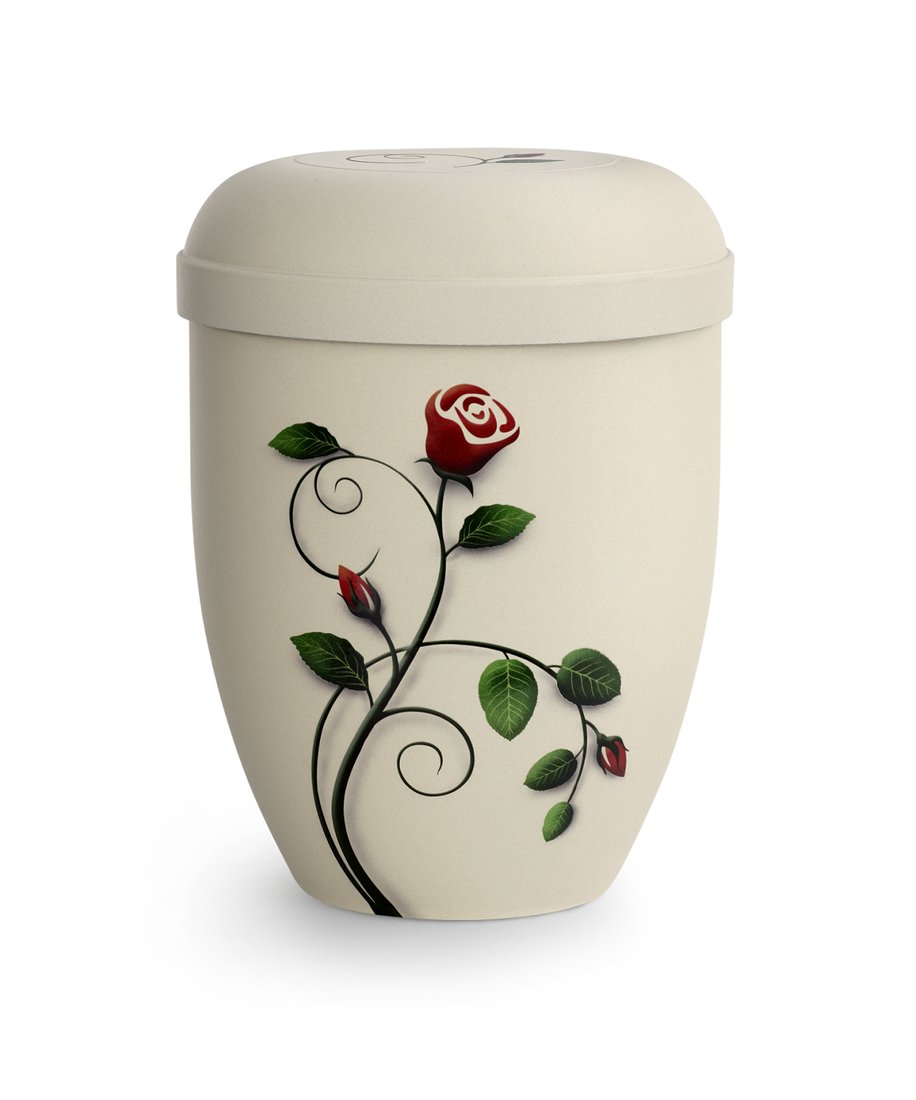 Urne Rote Rose
