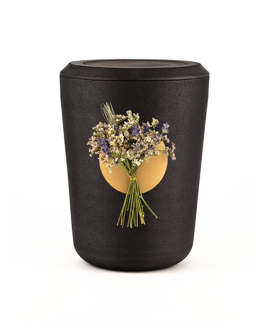 Urne Trockenblumen